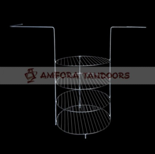 Étagère 4 niveaux grande largeur pour tandoor Ataman